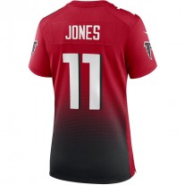 A.Falcons #11 Julio Jones Red 2nd Alternate Game Jersey Stitched American Football Jerseys