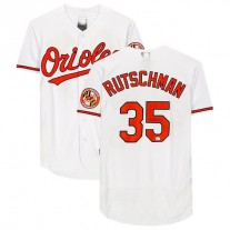 Baltimore Orioles #35 Adley Rutschman Fanatics Authentic White Authentic Jersey Baseball Jerseys