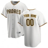 Baseball Jerseys Custom San Diego Padres White Home Replica Custom Jersey