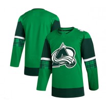 C.Avalanche 2023 St. Patrick's Day Primegreen Authentic Jersey - Kelly Green Stitched American Hockey Jerseys