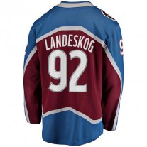 C.Avalanche #92 Gabriel Landeskog Fanatics Branded Breakaway Player Jersey Burgundy Stitched American Hockey Jerseys