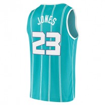 C.Hornets #23 Kai Jones Fanatics Branded 2021-22 Fast Break Replica Jersey Icon Edition Teal Stitched American Basketball Jersey