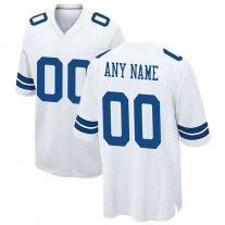 Custom D.Cowboys White Game Jersey Stitched Jersey Football Jerseys