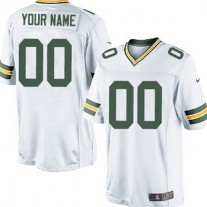 Custom GB.Packers White Limited Jersey Stitched American Football Jerseys