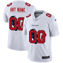 Custom H.Texans White Team Big Logo Vapor Untouchable Limited Jersey Stitched American Football Jerseys