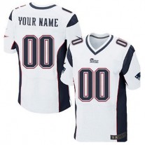 Custom NE.Patriots White Elite Jersey Stitched American Football Jerseys