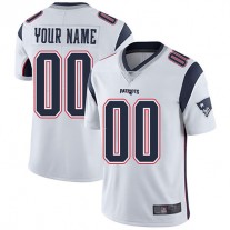 Custom NE.Patriots White Vapor Untouchable Player Limited Jersey Stitched American Football Jerseys