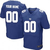 Custom NY.Giants Blue Elite Jersey Stitched American Football Jerseys