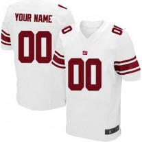 Custom NY.Giants White Elite Jersey Stitched American Football Jerseys