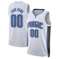 Custom O.Magic Unisex 2022-23 Swingman Jersey Association Edition White Stitched Basketball Jersey
