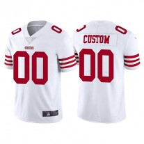 Custom SF.49ers 2022 New White Vapor Untouchable Stitched American Football Jerseys