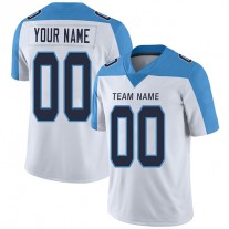 Custom Tennessee Titans Stitched American Football Jerseys Personalize Birthday Gifts White Jersey