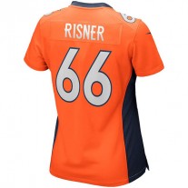 D.Broncos #66 Dalton Risner Orange Game Jersey Stitched American Football Jerseys