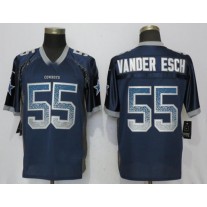 D.Cowboys #55 Leighton Vander Esch Navy Drift Fashion Elite Jersey Fashion Jersey American Jerseys