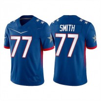 D.Cowboys #77 Tyron Smith 2022 Royal Pro Bowl Stitched Jersey American Football Jerseys
