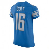 D.Lions #16 Jared Goff Blue Vapor Elite Player Jersey Stitched American Football Jerseys