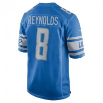 D.Lions #8 Josh Reynolds Blue Player Game Jersey Stitched American Football Jerseys