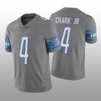 D.Lions NO. 4 DJ Chark Jr. Silver Vapor Limited Jersey Stitched American Football Jerseys