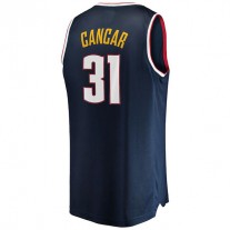 D.Nuggets #31 Vlatko Cancar Fanatics Branded Fast Break Replica Jersey Icon Edition Navy Stitched American Basketball Jersey