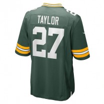 GB.Packers #27 Patrick Taylor Green Game Player Jersey Stitched American Football Jerseys