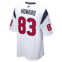 H.Texans #83 O.J. Howard White Game Player Jersey Stitched American Football Jerseys