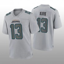 J.Jaguars #13 Christian Kirk Gray Atmosphere Game Jersey Stitched American Football Jerseys