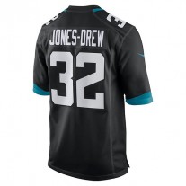 J.Jaguars #32 Maurice Jones-Drew Black Game Retired Player Jersey Stitched American Football Jerseys