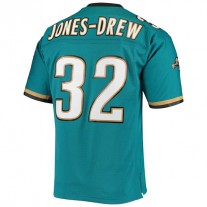 J.Jaguars #32 Maurice Jones-Drew Mitchell & Ness Teal Legacy Replica Jersey Stitched American Football Jerseys