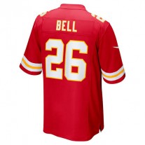 KC.Chiefs #26 Le'Veon Bell Red Game Player Jersey Stitched American Football Jerseys