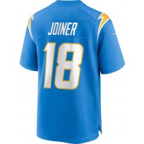 LA.Chargers #18 Charlie Joiner Powder Blue Game Retired Player Jersey Stitched American Football Jerseys