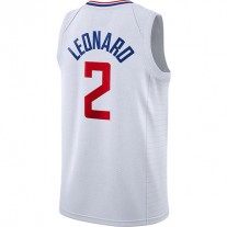 LA.Clippers #2 Kawhi Leonard 2019-2020 Swingman Jersey Association Edition White Stitched American Basketball Jersey