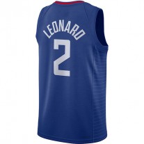LA.Clippers #2 Kawhi Leonard 2021-22 Diamond Swingman Jersey Icon Edition Royal Stitched American Basketball Jersey