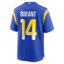 LA.Rams #14 Cobie Durant Royal Game Player Jersey Stitched American Football Jerseys
