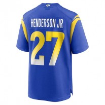 LA.Rams #27 Darrell Henderson Jr. Royal Game Jersey Stitched American Football Jerseys