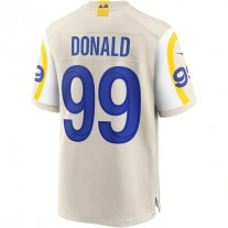 LA.Rams #99 Aaron Donald Bone Player Game Jersey Stitched American Football Jersey