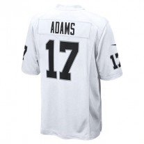 LV. Raiders #17 Davante Adams White Game Jersey Stitched American Football Jerseys