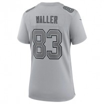 LV. Raiders #83 Darren Waller Gray Atmosphere Fashion Game Jersey Stitched American Football Jerseys