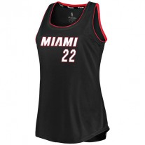 M.Heat #22 Jimmy Butler Fanatics Branded Women's 2019-20 Fast Break Team Tank Jersey Icon Edition Black Stitched American Basketball Jersey