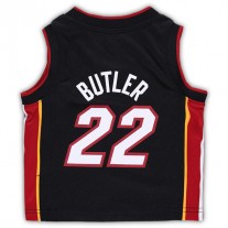 M.Heat #22 Jimmy Butler Infant 2021-22 Replica Jersey Icon Edition Black Stitched American Basketball Jersey