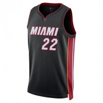 M.Heat #22 Jimmy Butler Unisex 2022-23 Swingman Jersey Icon Edition Black Stitched American Basketball Jersey