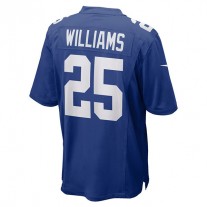 NY.Giants #25 Rodarius Williams Royal Game Player Jersey Stitched American Football Jerseys