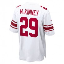 NY.Giants #29 Xavier McKinney White Away Game Player Jersey Stitched American Football Jerseys