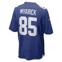 NY.Giants #85 Chris Myarick Royal Game Player Jersey Stitched American Football Jerseys