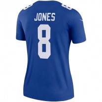 NY.Giants #8 Daniel Jones Royal Legend Jersey Stitched American Football Jerseys