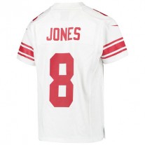 NY.Giants #8 Daniel Jones White Game Jersey Stitched American Football Jerseys