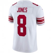 NY.Giants #8 Daniel Jones White Vapor Limited Jersey Stitched American Football Jerseys