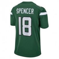 NY.Jets #18 Diontae Spencer Gotham Green Game Player Jersey Stitched American Football Jerseys