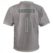 NY.Jets #1 Ahmad Sauce Gardner Gray Atmosphere Game Jersey Stitched American Football Jerseys