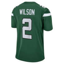 NY.Jets #2 Zach Wilson Gotham Green Game Jersey Stitched American Football Jerseys