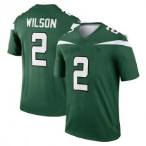 NY.Jets #2 Zach Wilson Gotham Green Legend Jersey Stitched American Football Jerseys